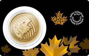 2016 1安士99999加拿大咆哮灰熊金幣