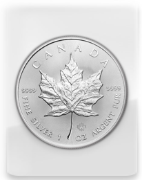 1盎司加拿大楓葉銀幣(原廠密封包裝)