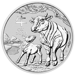 2021 1盎司澳洲牛年生肖銀幣