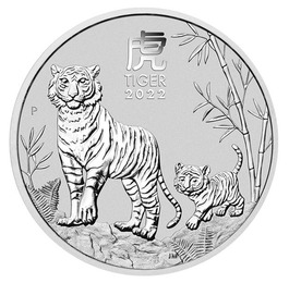 2022 1公斤澳洲虎年生肖銀幣