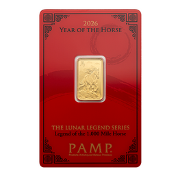2026 5克瑞士PAMP馬年生肖金條