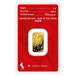 2026 5克賀利氏馬年生肖金條