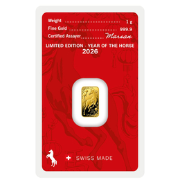 2026 1克賀利氏馬年生肖金條