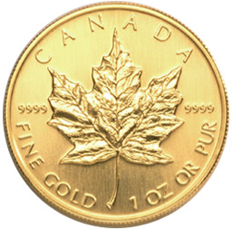 1安士加拿大楓葉金幣