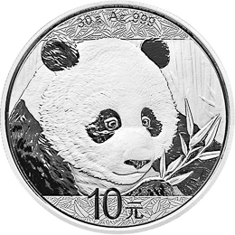 2018 中國熊貓30克銀幣