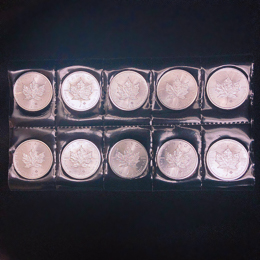 1安士加拿大楓葉銀幣(原廠密封包裝1版10個)