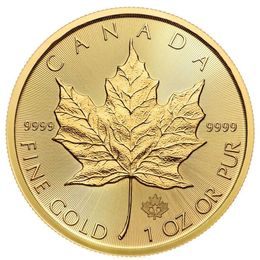 1盎司加拿大楓葉金幣