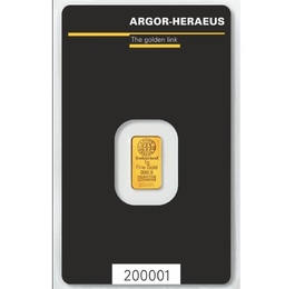 1克賀利氏金條